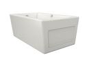 JACUZZI® White 66 x 36 in. Freestanding Bathtub with End Drain 