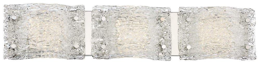 George Kovacs Polished Chrome 60W 3-Light LED Vanity Fixture 