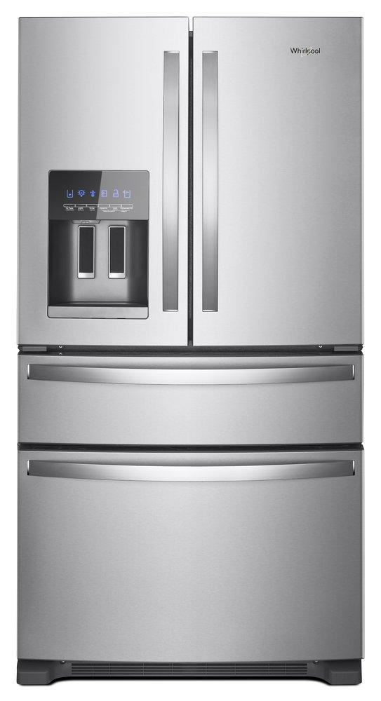 Whirlpool Fingerprint Resistant Stainless Steel 35-5/8 in. 25 cu. ft. French Door Refrigerator 