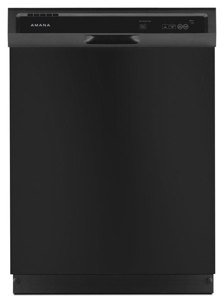 Amana Black 23-7/8 in. 12 Place Settings Dishwasher 