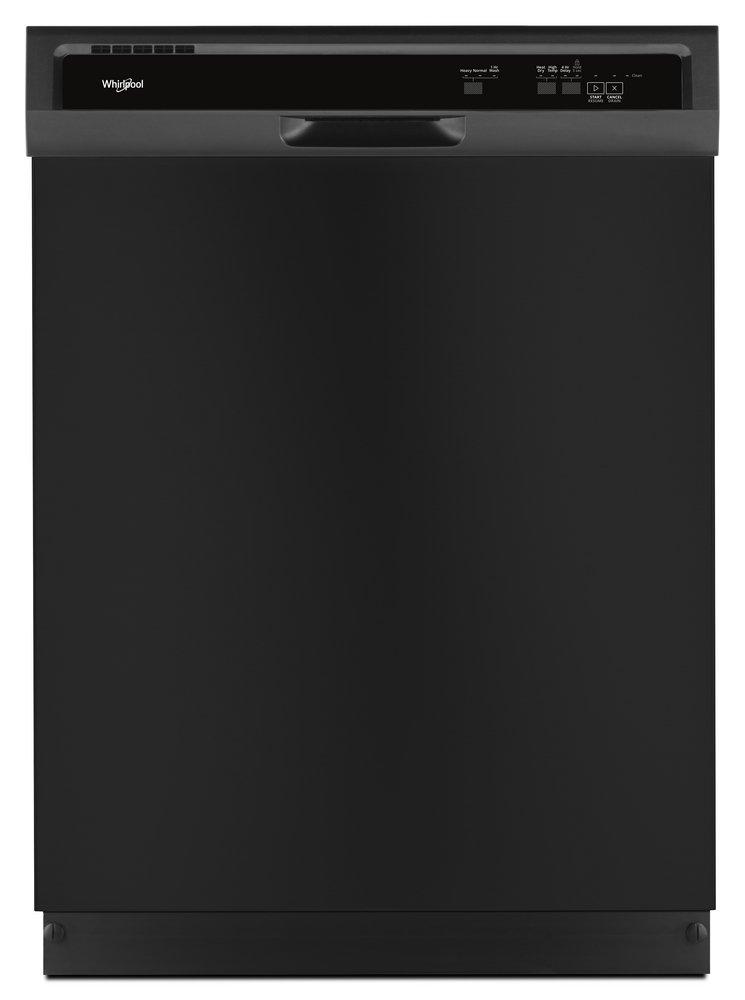 Whirlpool Black 23-7/8 in. 13 Place Settings Dishwasher 