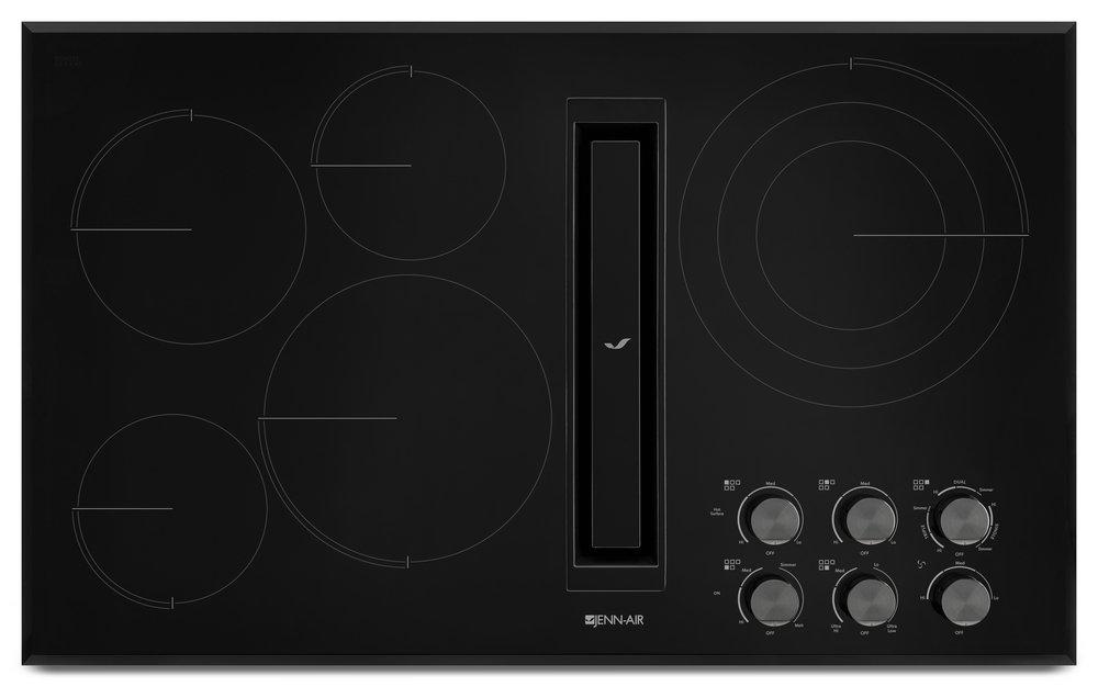 JennAir Black Floating Glass 5 Burner Radiant Cooktop 