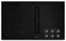 5 Burner Radiant Cooktop in Black Floating Glass