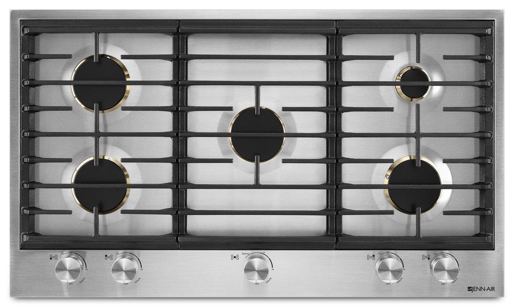 JennAir Stainless Steel 5 Burner Sealed Cooktop 