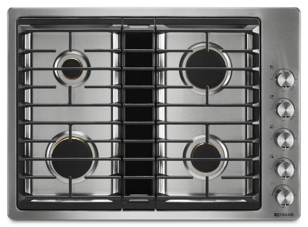 JennAir Stainless Steel 4 Burner Sealed Cooktop 