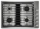 4 Burner Sealed Cooktop in Stainless