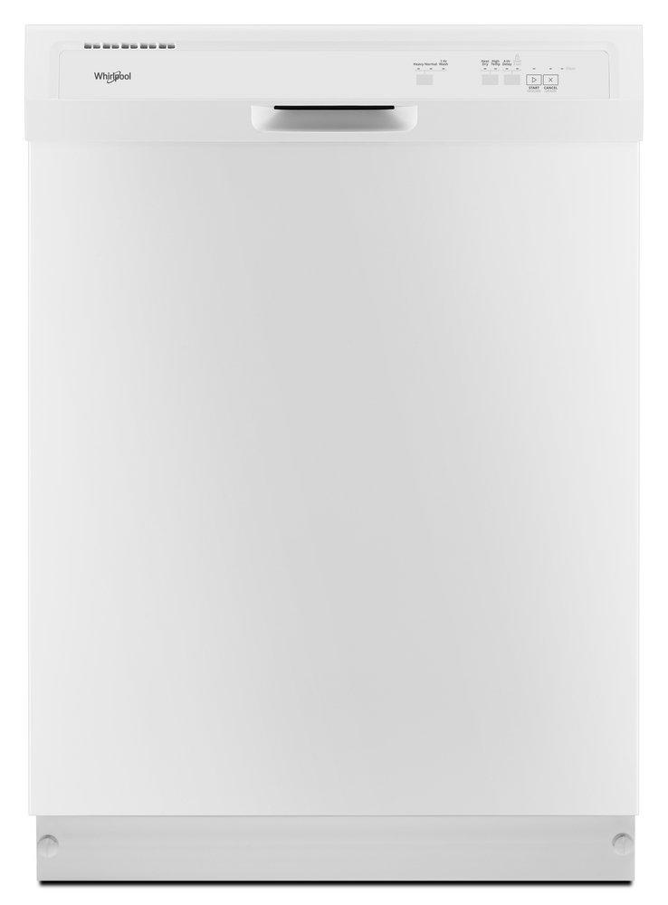Whirlpool White 23-7/8 in. 13 Place Settings Dishwasher 