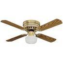Ceiling Fan with 42 in. Blade Span in Polished Brass