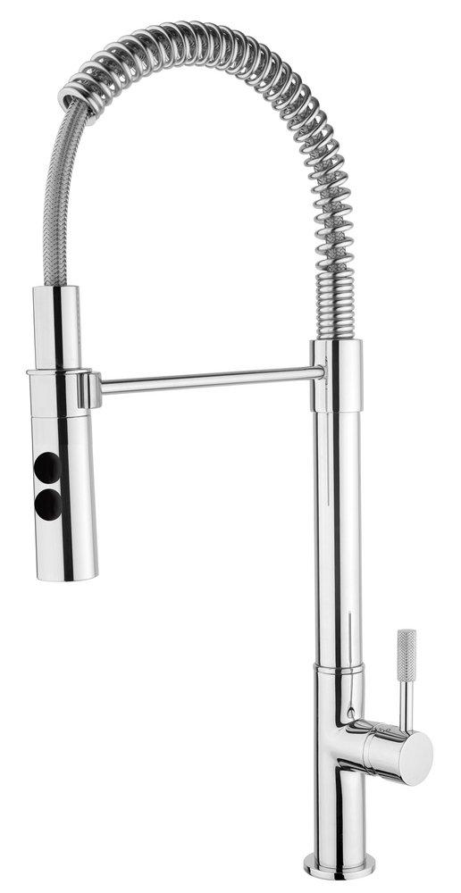 Fortis Polished Chrome Single Handle Pull Down Kitchen Faucet 