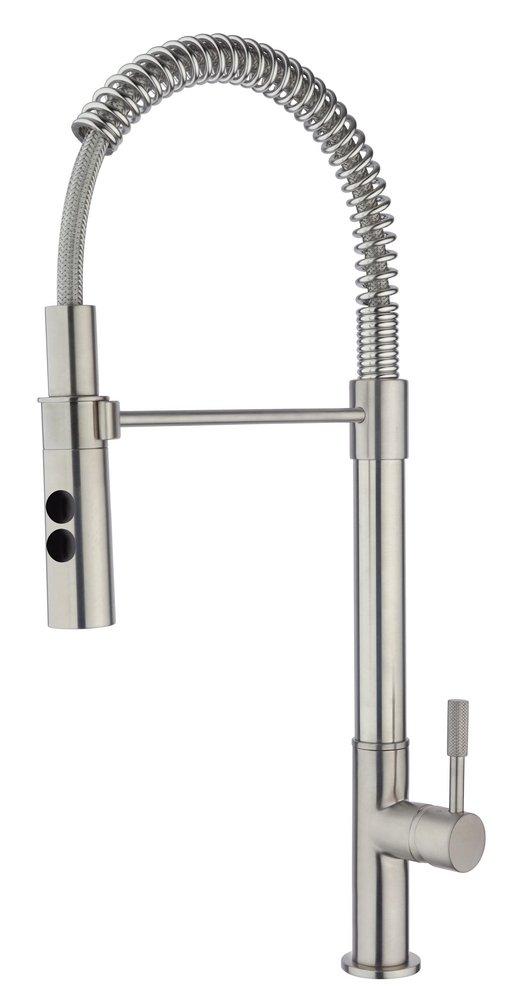 Fortis Brushed Nickel Single Handle Pull Down Kitchen Faucet 