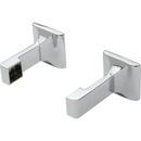 3/4 in. Bar Arm Bracket in Polished Chrome 1-Pair