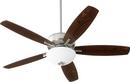 Quorum International Satin Nickel 66W 5-Blade Ceiling Fan 