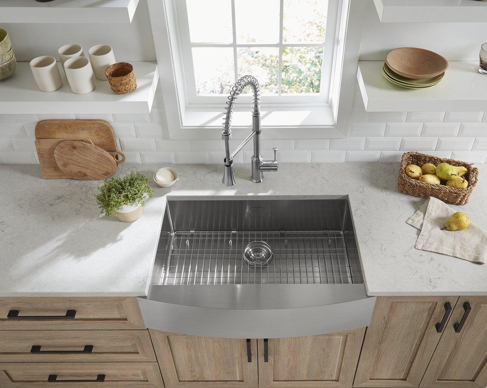 American Standard Stainless Steel 33 x 22 in. 1 Hole Single Bowl Dual Mount Kitchen Sink 