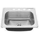 American Standard Stainless Steel 25 x 22-1/16 in. Stainless Steel Single Bowl Drop-in Kitchen Sink 