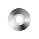 Jones Stephens Chrome Plated Steel Escutcheon in Chrome Plated 