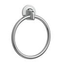 Round Closed Towel Ring in Polished Chrome