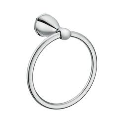 Round Closed Towel Ring in Polished Chrome
