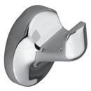 Concealed Mount Single Robe Hook in Polished Chrome