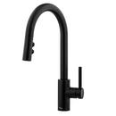 Pfister Matte Black Single Handle Pull Down Kitchen Faucet 