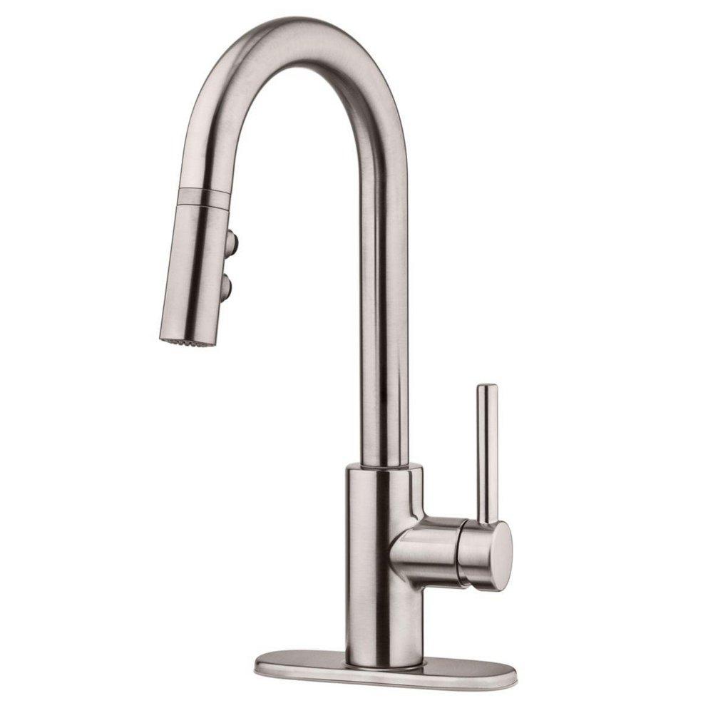 Pfister Stainless Steel Single Lever Handle Bar Faucet 