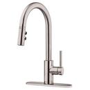 Pfister Stainless Steel Single Handle Pull Down Kitchen Faucet 