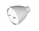 2 in. 2 gpm Showerhead in White 2 Pack