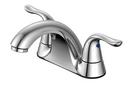 PROFLO&reg; Polished Chrome Two Handle Centerset Bathroom Sink Faucet 