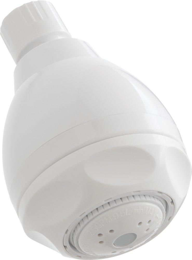 PROFLO&reg; White 2-3/4 in. 2.5 gpm 3-Function Showerhead 