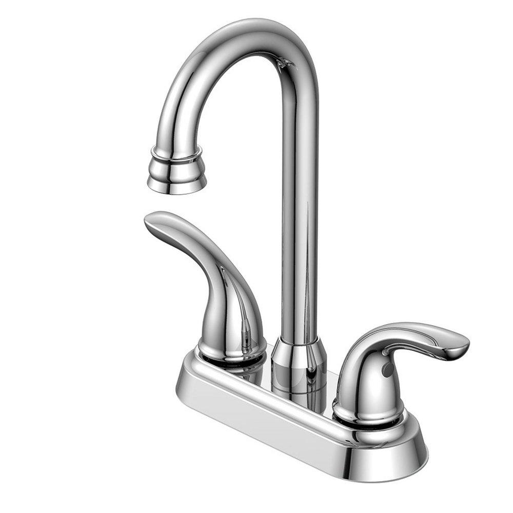 PROFLO&reg; Polished Chrome Two Lever Handle Bar Faucet 