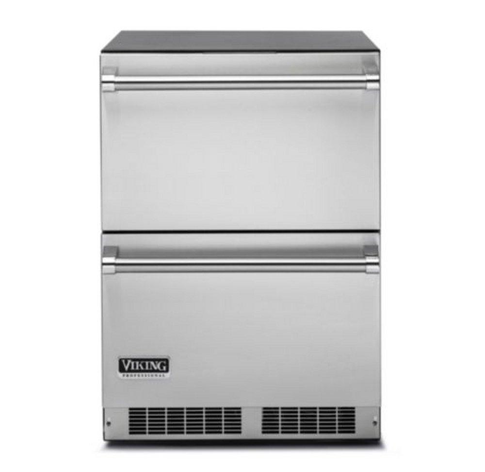 Viking Range Stainless Steel 23-7/8 in. 5 cu. ft. Compact and Drawer Refrigerator 