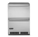 23-7/8 in. 5 cu. ft. Compact and Drawer Refrigerator in Stainless Steel