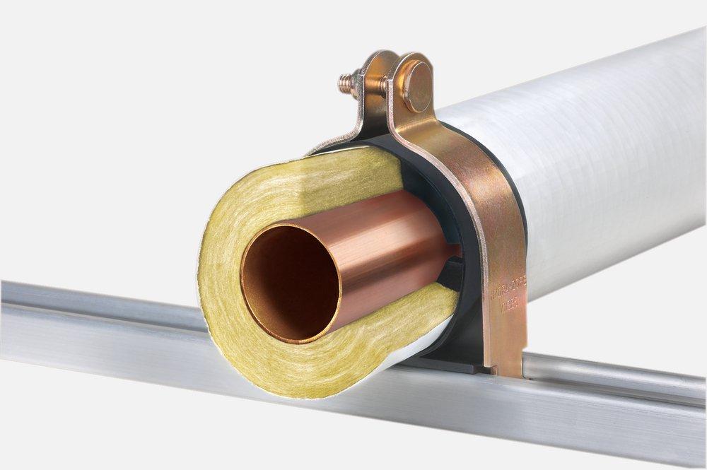 FNW&reg; Fiberglass Insulation Coupling for 1-1/2 in. Wall Thickness 