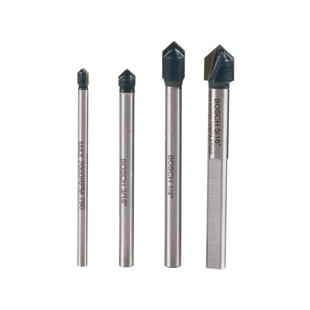 Robert Bosch 4-Piece 3-Flat Specialty Drill Bit Set (Piece of 4) 