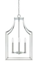 Capital Lighting Polished Nickel 27 in. 60W 4-Light Foyer Fixture 