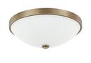 Capital Lighting Aged Brass 60W 2-Light Incandescent Medium E-26 A19 Flush Mount Ceiling Fixture 