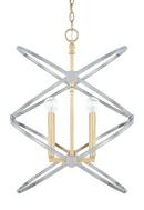 240W 4-Light Candelabra E-12 Incandescent Foyer Lighting in Fire and Ice