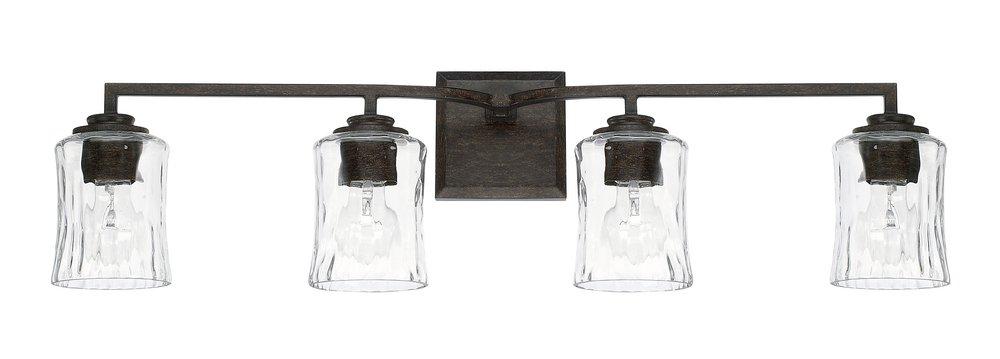 Capital Lighting Renaissance Brown 100W 4-Light Incandescent Vanity Fixture 