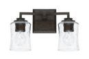 Capital Lighting Renaissance Brown 100W 2-Light Vanity Fixture 