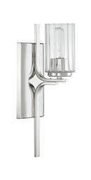 Capital Lighting Polished Nickel 7 in. 100W 1-Light Medium E-26 Incandescent Wall Sconce 