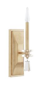Capital Lighting Capital Gold 60W 1-Light Candelabra E-12 Incandescent Wall Sconce 