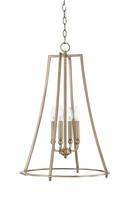 Capital Lighting Aged Brass 60W 4-Light Incandescent Foyer Lighting 