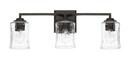 Capital Lighting Renaissance Brown 100W 3-Light Vanity Fixture 