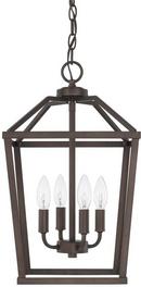 Capital Lighting Bronze 4-Light Foyer Fixture 