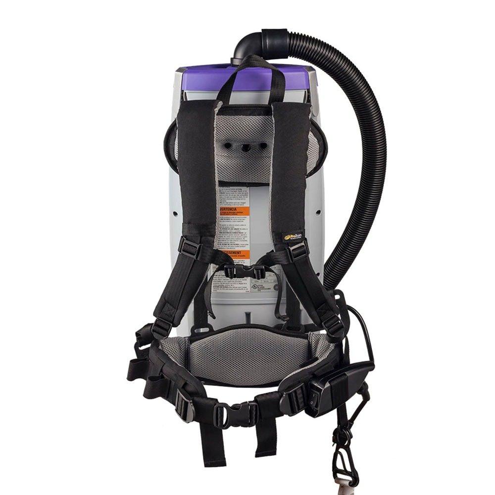 ProTeam&reg; Grey 10 qt Polypropylene Copolymer Backpack Vacuum 