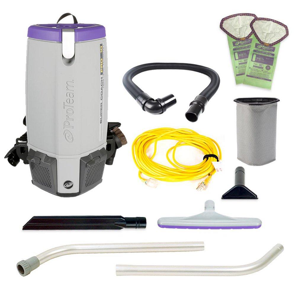 ProTeam® Grey 10 qt Polypropylene Copolymer Backpack Vacuum 