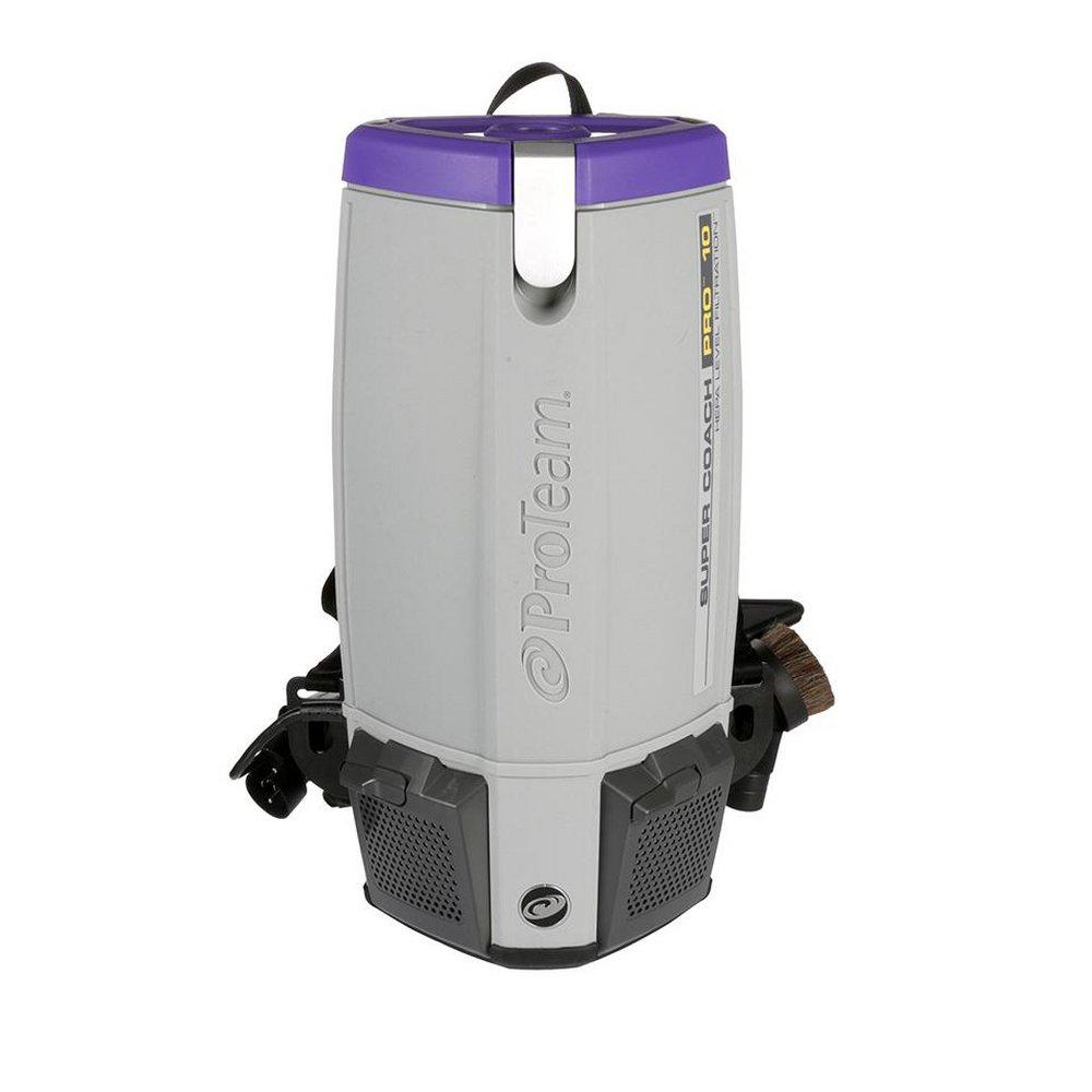 ProTeam® Grey 10 qt Polypropylene Copolymer Backpack Vacuum 