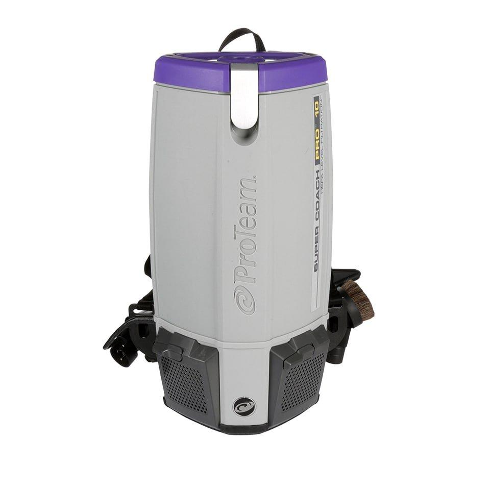 ProTeam&reg; Grey 10 qt Polypropylene Copolymer Backpack Vacuum 