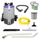 ProTeam® Grey Vacuum Backpack with 14 in. Multi-Surface Floor Tool and Two Piece Wand Kit