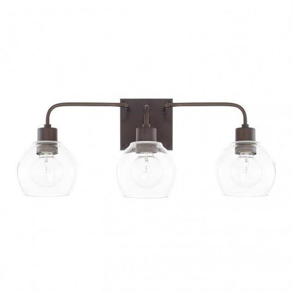 Capital Lighting Clear Replacement Glass for 121141AD-426 4-Light Vanity 