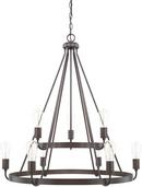 HomePlace by Capital Lighting Bronze 100W 9-Light Chandelier 